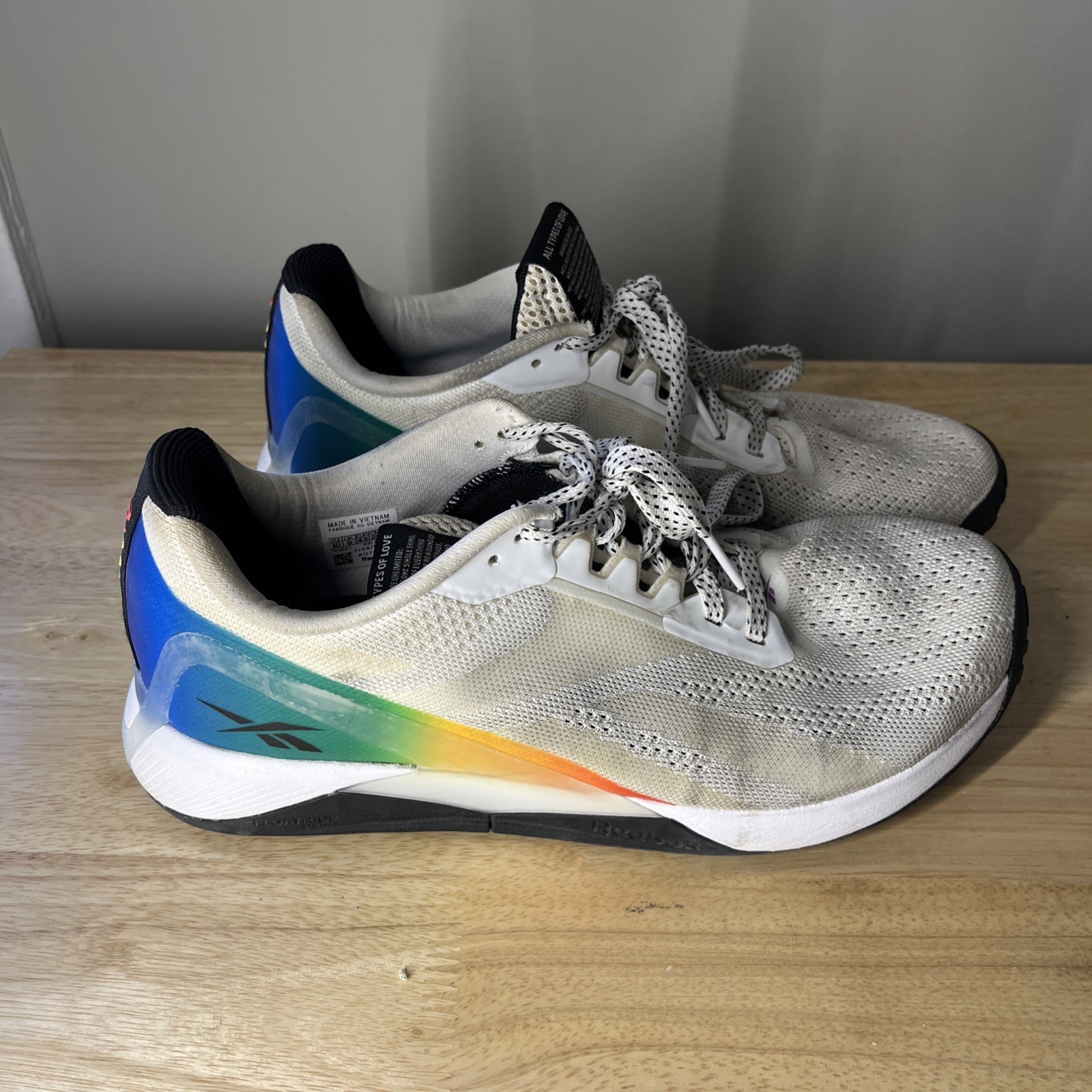 Reebok Nano X1 Pride Mens 10 Shoes Cross Training / CrossFit Functional Fitness