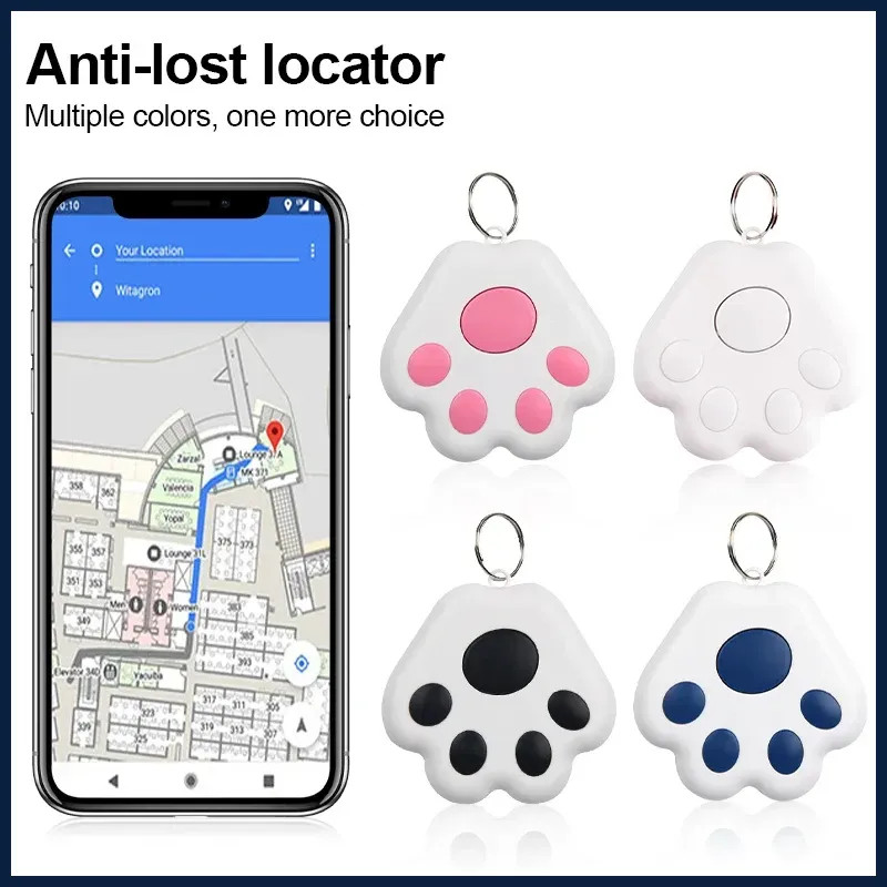 Smart Mini GPS Tracker Key Kids Bag Finder Dog Cat Pet Locator Bluetooth Tracker