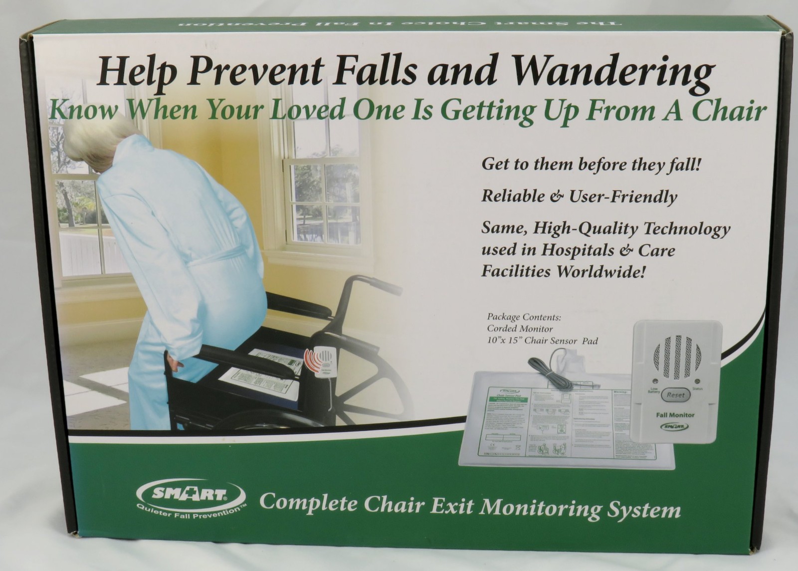 Smart Chair Exit Monitoring System BC1-SYS TL-2100B w/ 10" x 15" Sensor Pad -new