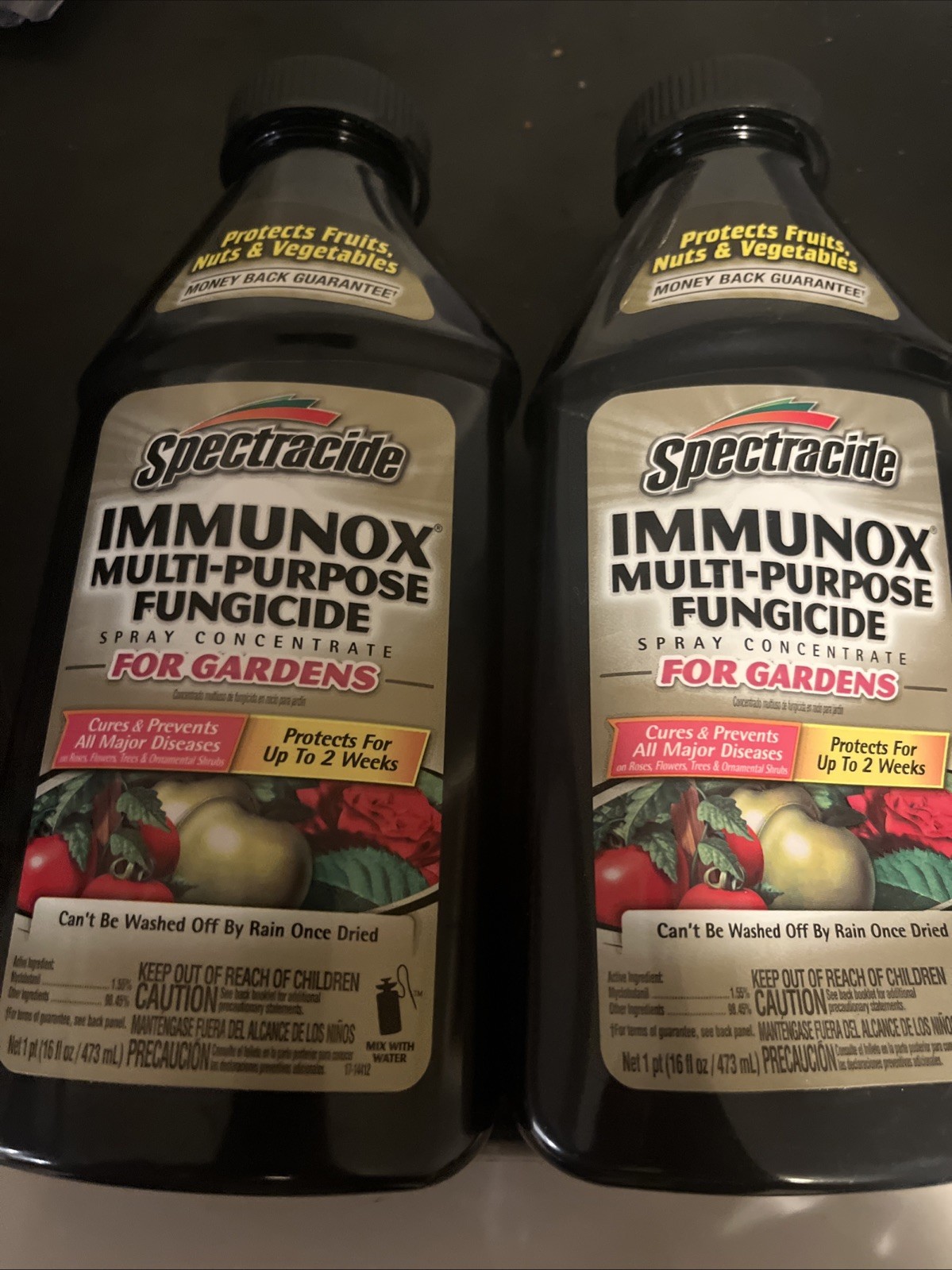 2-PACK Spectracide Immunox Multi-Purpose Fungicide Spray Concentrate 32oz total