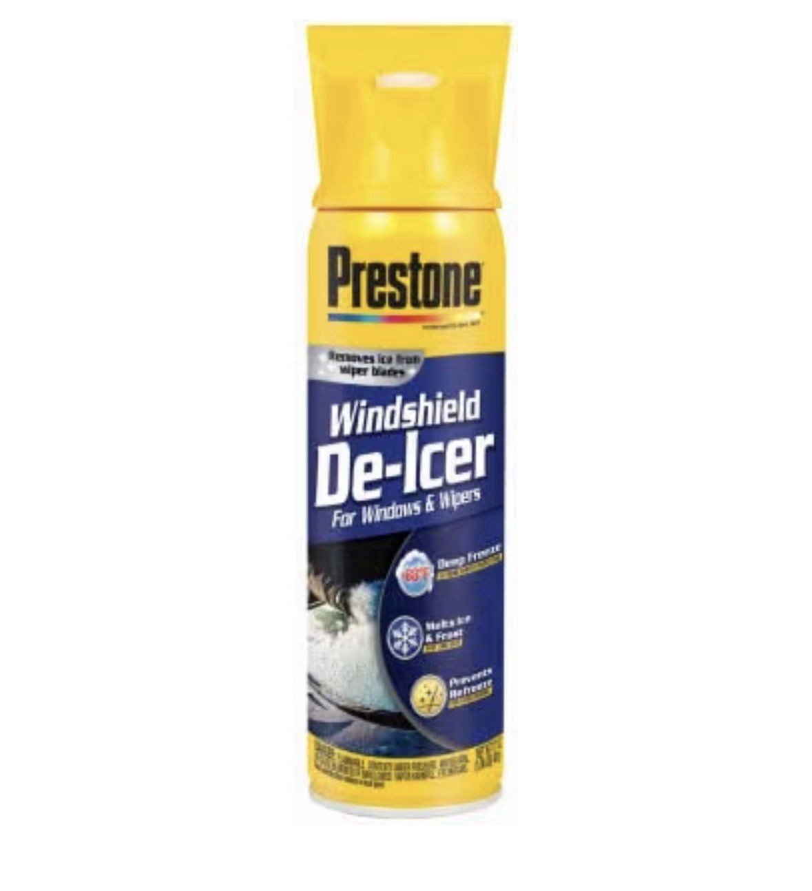 Prestone De-Ice For Windows & Wipers Scraper Top 17 oz Aerosol Can