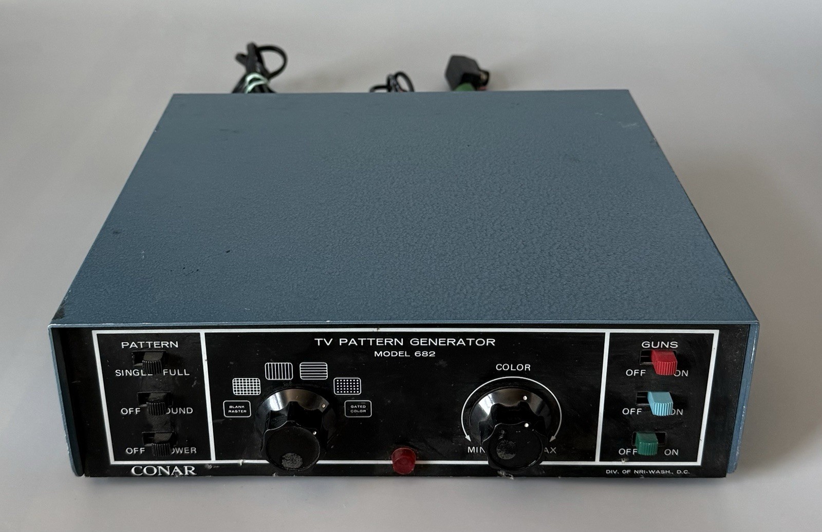 Power Tested Only — Conar TV Pattern Generator Model 682 — See Description