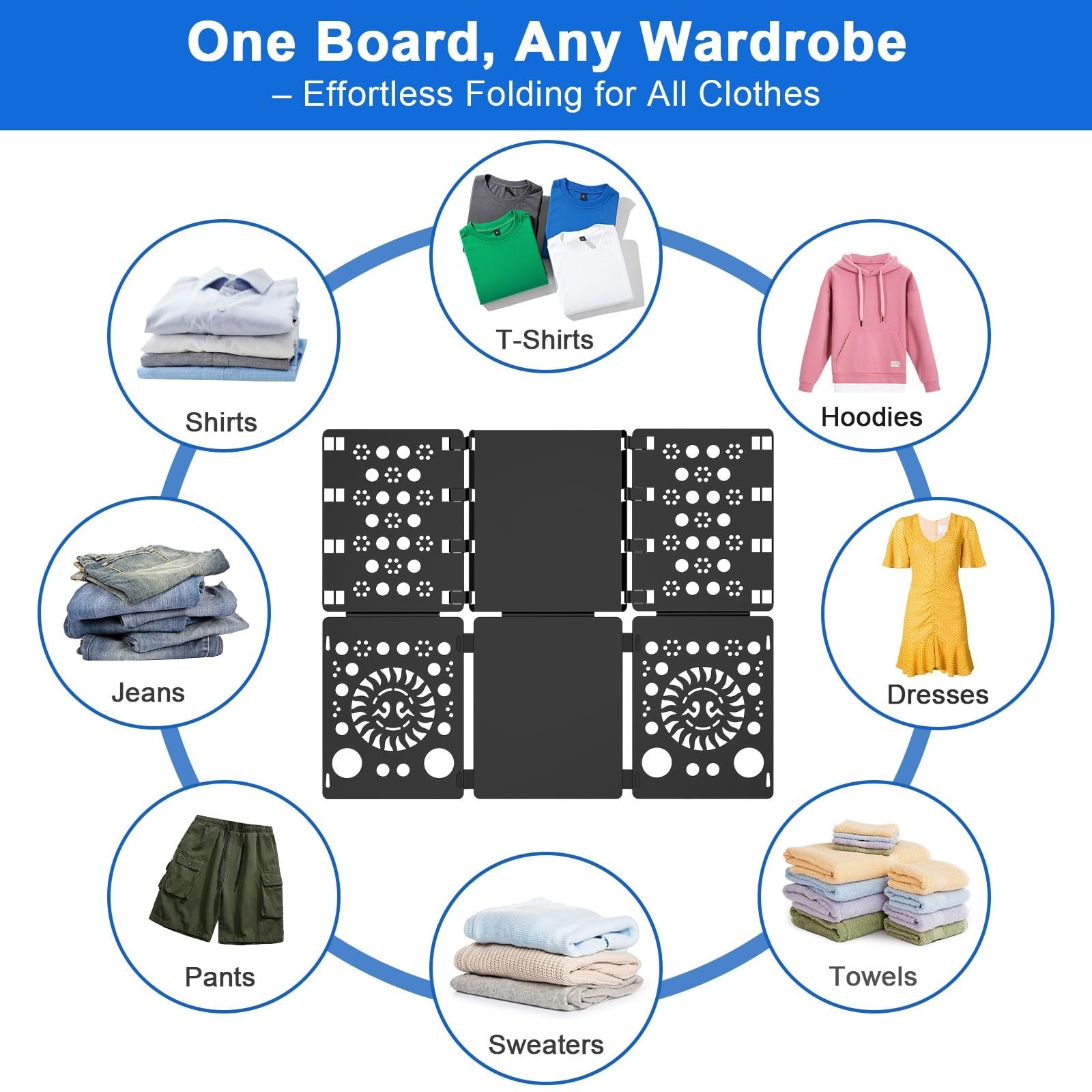 BoxLegend V3 Shirt Folder Board Tshirt Clothes Folder Folding Board Durable L...