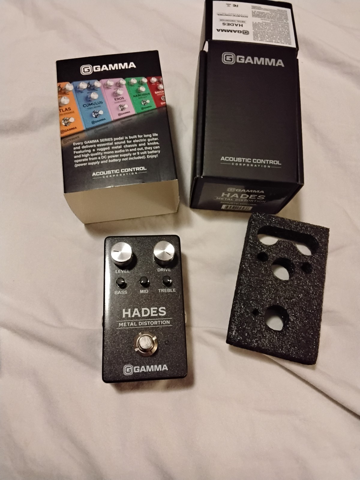 Gamma Hades  Metal Distortion Guitar Pedal