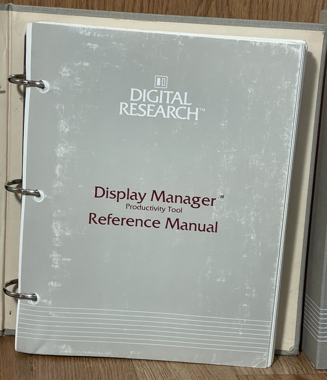 Rare Digital Research 1983 Display Manager 1.0 Disk Set W/ Reference Manual