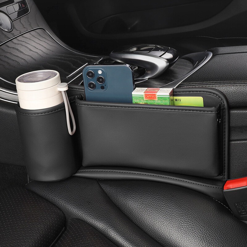 Car Seat Gap Catcher Filler Storage Bag Auto Bottle Pocket Organizer Holder ?