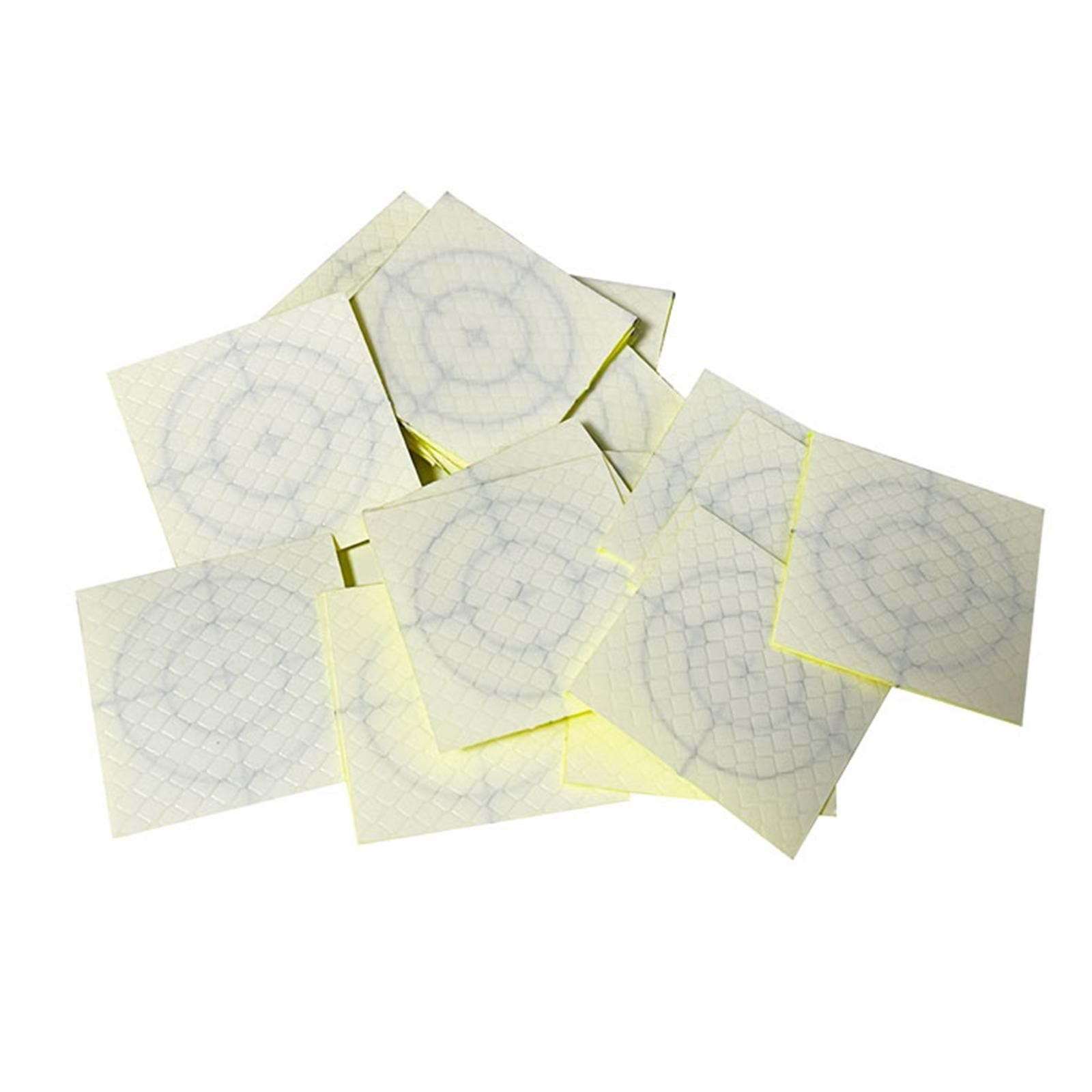 100pcs Acrylic Reflective Tape Target Target Sheets 4cmx4cm