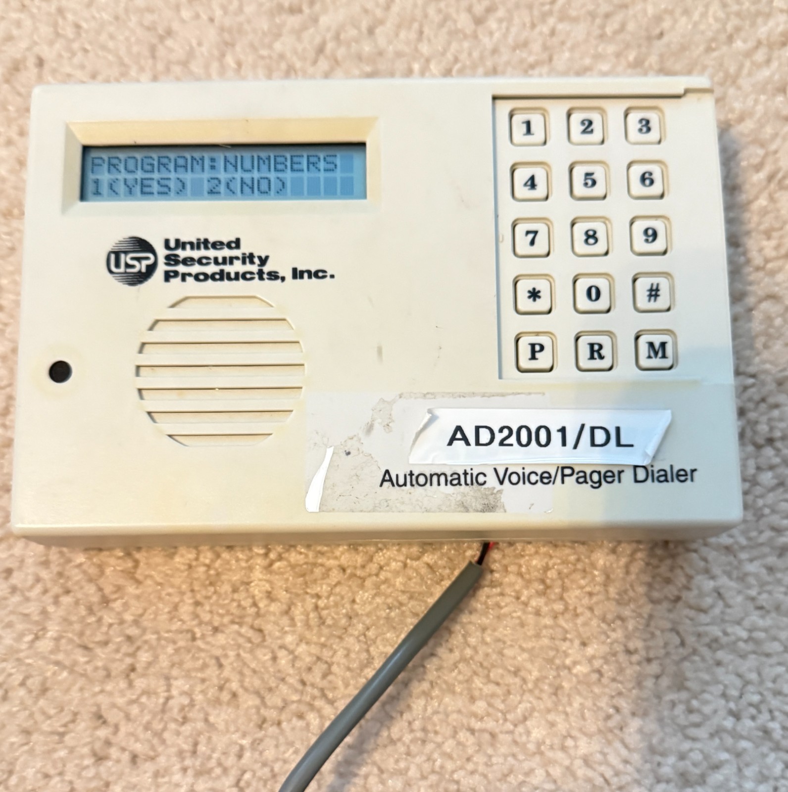 United Security Products AD-2001 DL