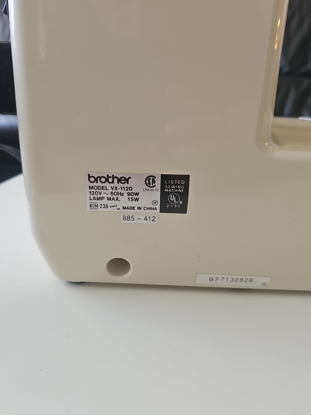 Brother VX-1120 SEWING MACHINE TESTED WORKS RESTORED READ DESCRIPTION PLEASE