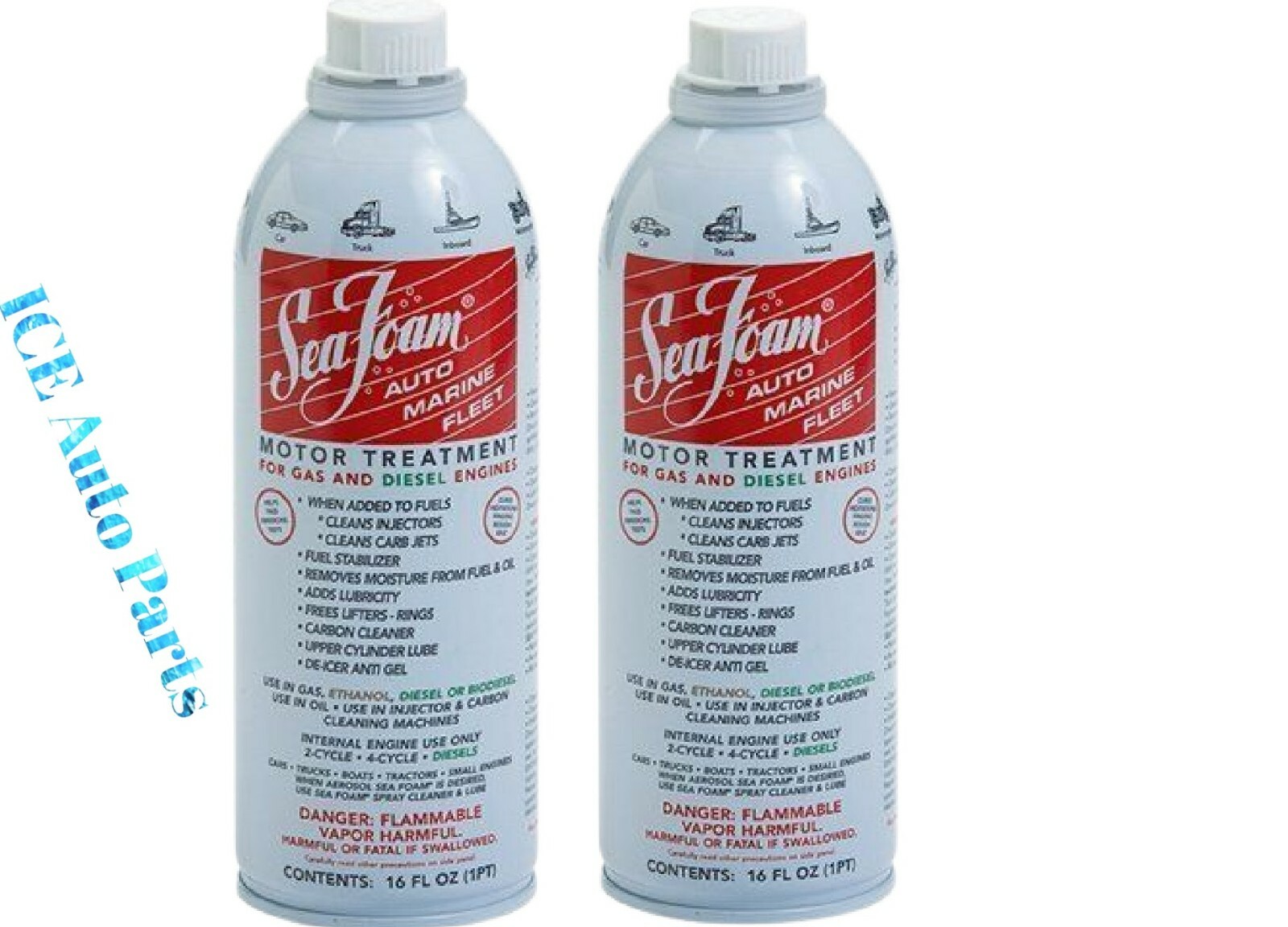 Sea Foam SF16 Motor Treatment 16oz For Gas And Diesel Engines Seafoam SF-16 2PK