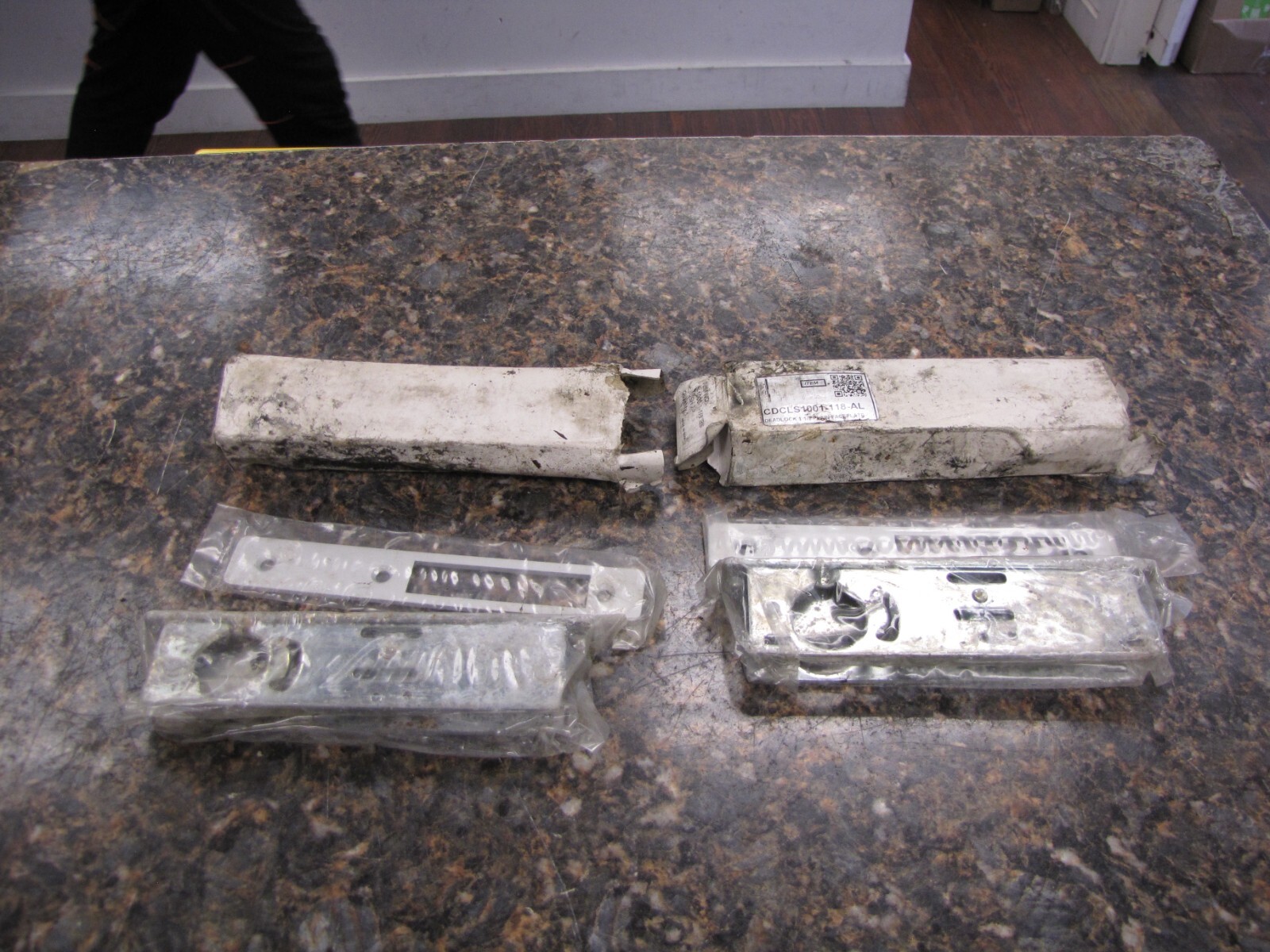 Lot of (2) Deadlock 1 1/8" Plain Faceplates - New
