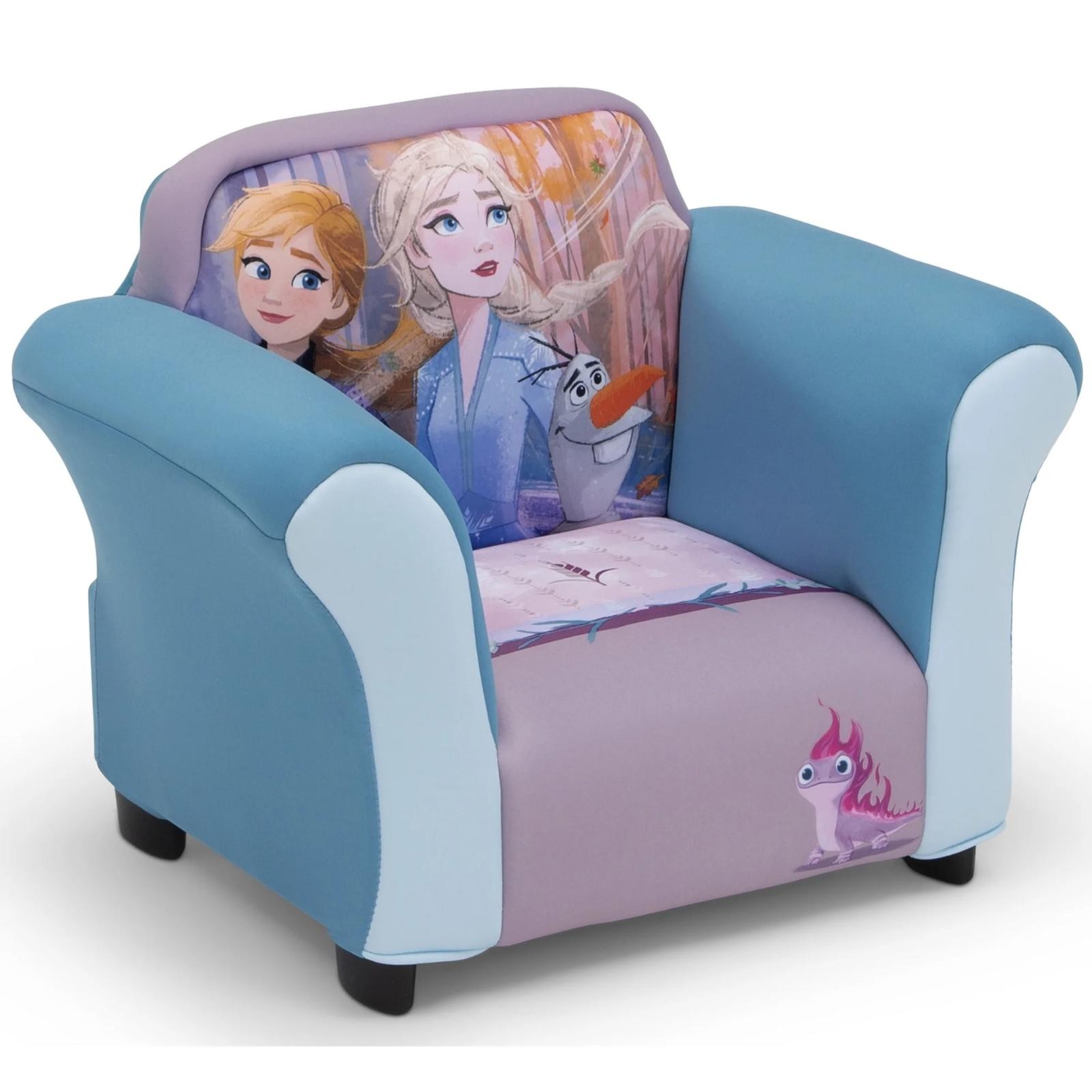 Disney Frozen II Upholstered Chair With Plastic Frame For Toddlers Age 18+ Month