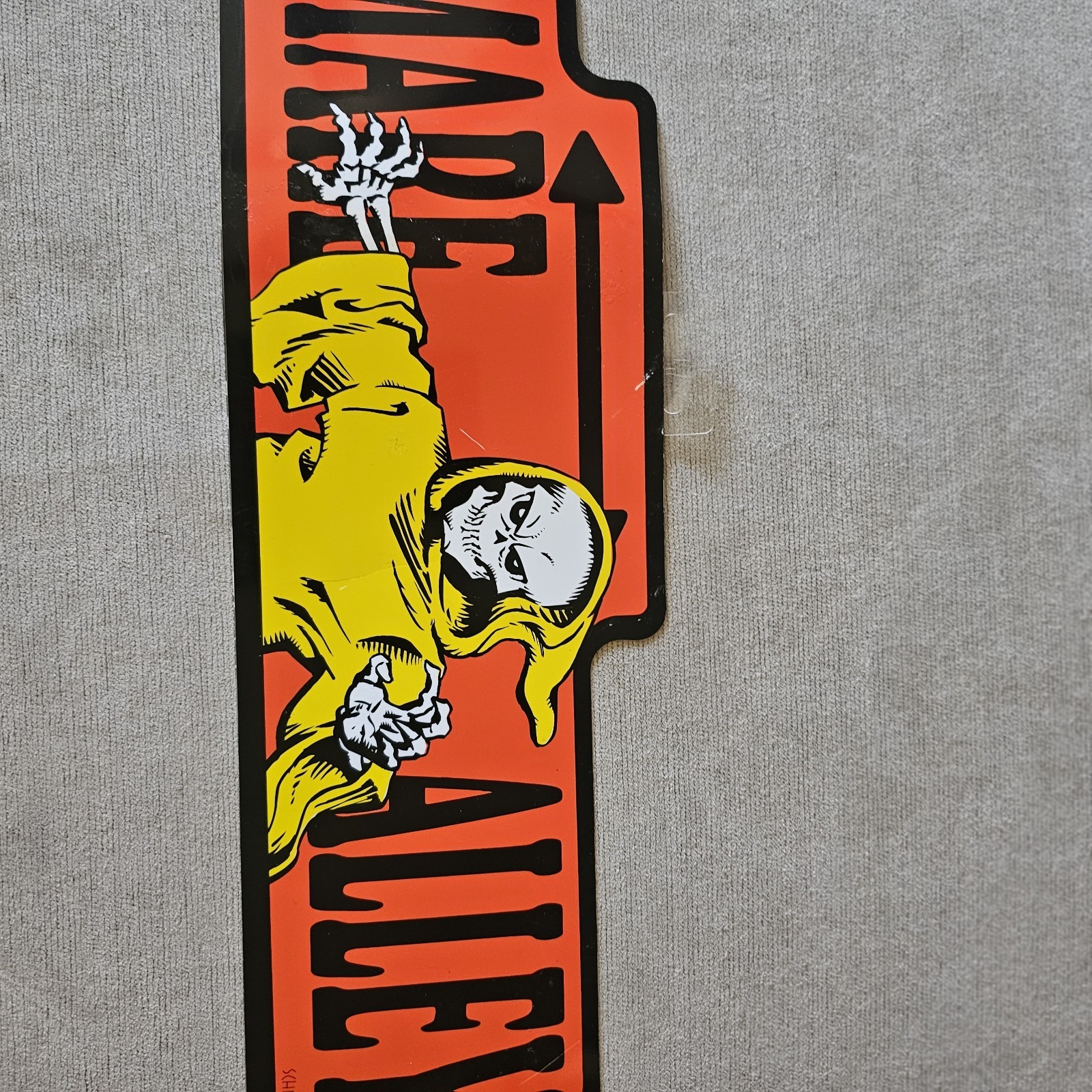 Rare** Nightmare Alley  1988 Halloween Sign *See Description