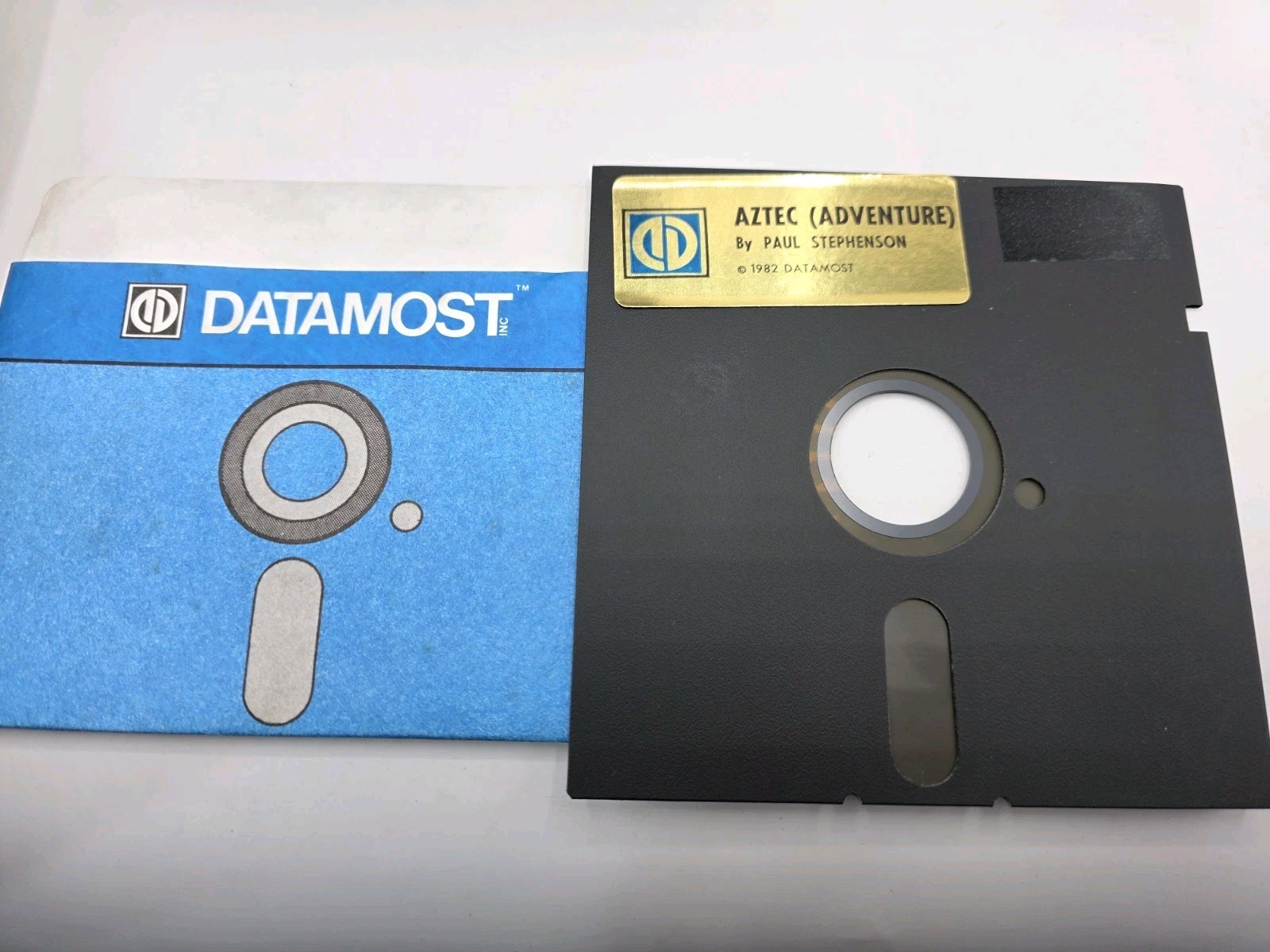 1982 Aztec (Adventure) Commodore 64 Diskette Datamost & Paul Stephenson Rare Cib