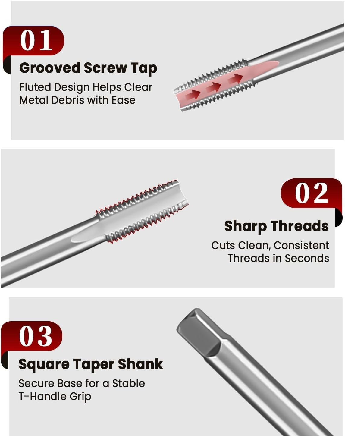 131PCS Thread Repair Kit: HSS Drill Bits & Inserts for Professionals