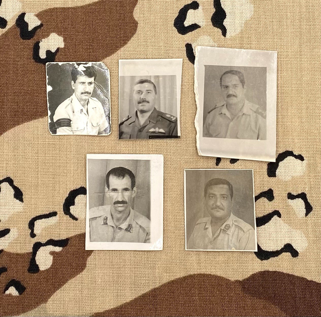 Original Iraqi Army Officer ID Portrait Photos. Saddam Era, Iraq War Souvenir
