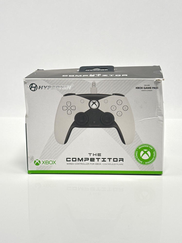Hyperkin Competitor Wired Controller Xbox Series X|S One PC White Hall