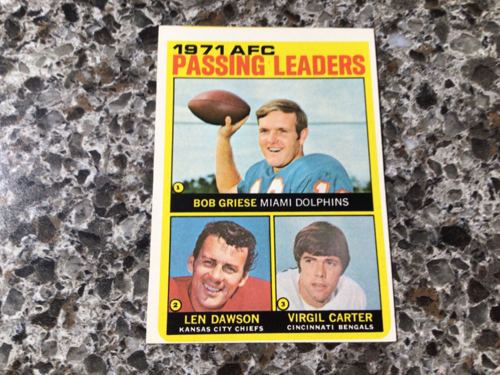 U-Pick 1972 Topps football common/stars #1-263 SINGLES  - YOU PICK ANY CARD(S)