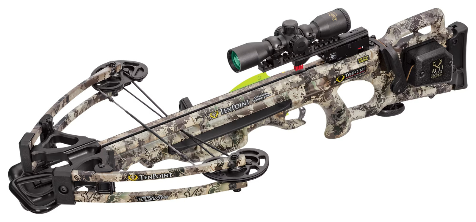 TENPOINT TURBO M1-ACUDRAW PRO CROSSBOW, SCOPE, PKG.