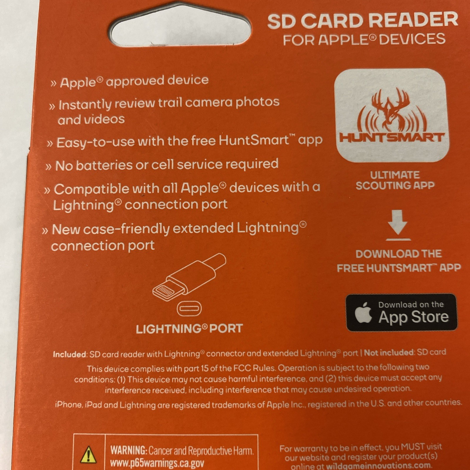 Wildgame Innovations Appview 9 Apple SD Card Reader Wgica0034