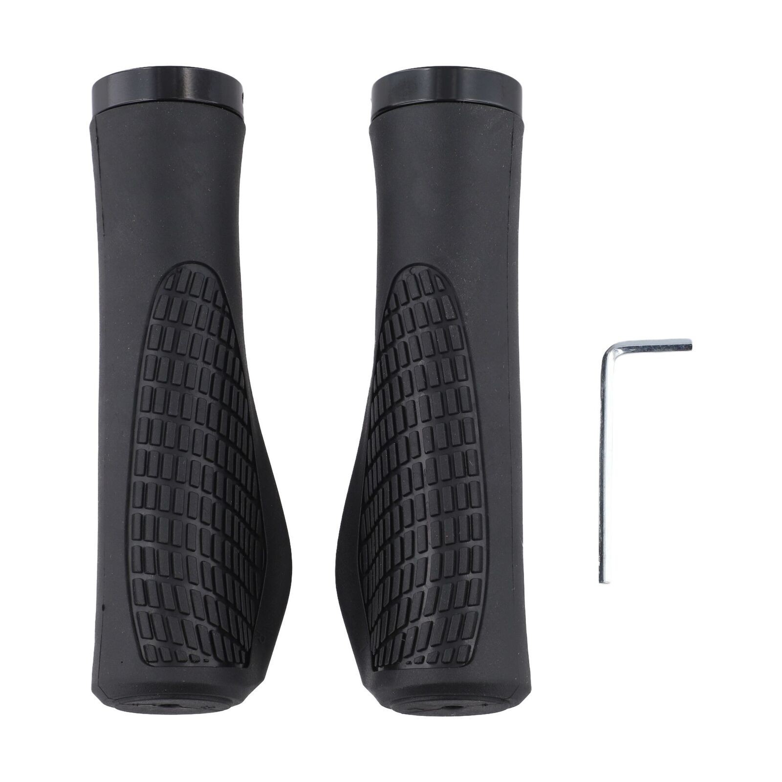 Rubber Bicycle Handlebar Grips Pair NonSlip for 22mm Diameter Handlebars