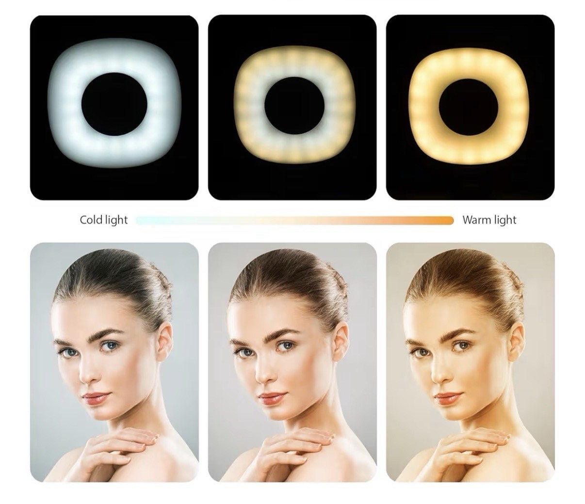 Smartphone Compatible Wireless Shutter Handle with Customizable Illumination