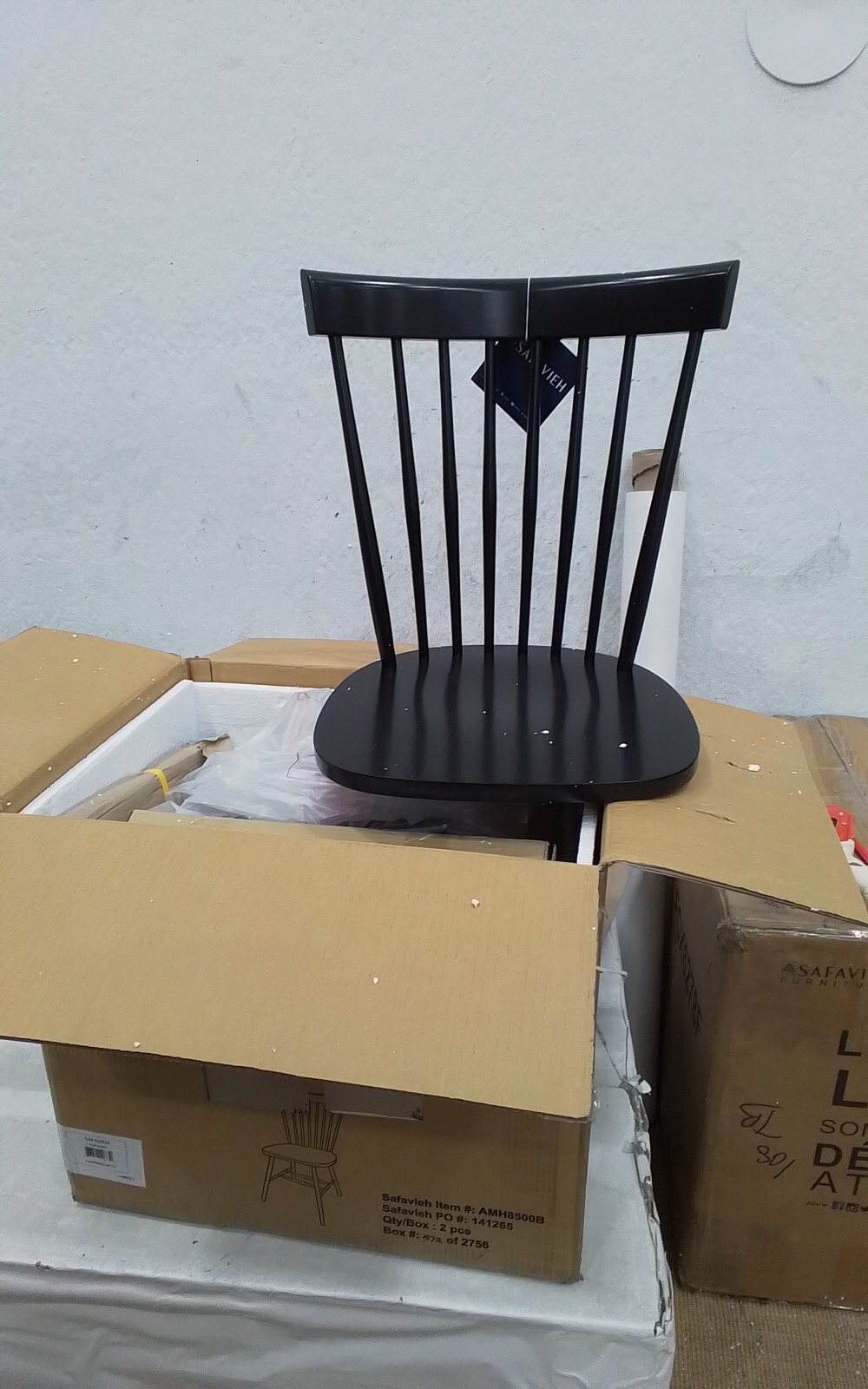 Safavieh PARKER SPINDEL SIDE CHAIR, Reduced Price 2172731354 AMH8500B