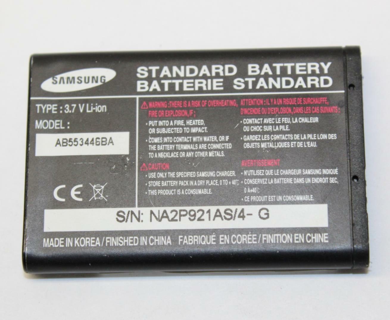 Samsung AB553446BA Standard 3.7V Li-Ion Cellphone Battery for SPH-M240 SPH-M320