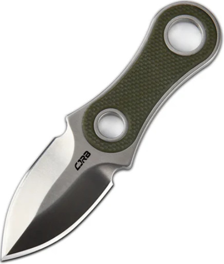 CJRB Knap Fixed Knife 1.13" AR-RPM9 Steel Spear Point Blade G10/Carbon Fiber