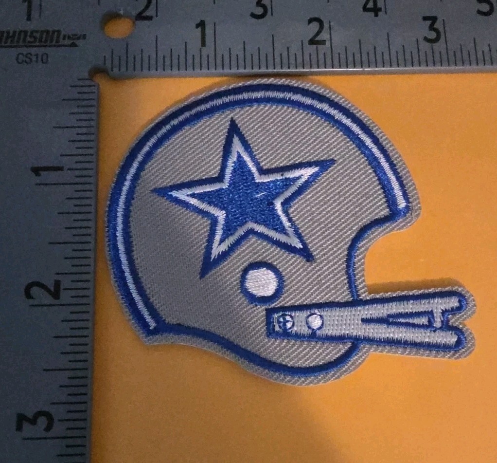 Dallas Cowboys Helmet Embroidered Iron/Sew On Patch