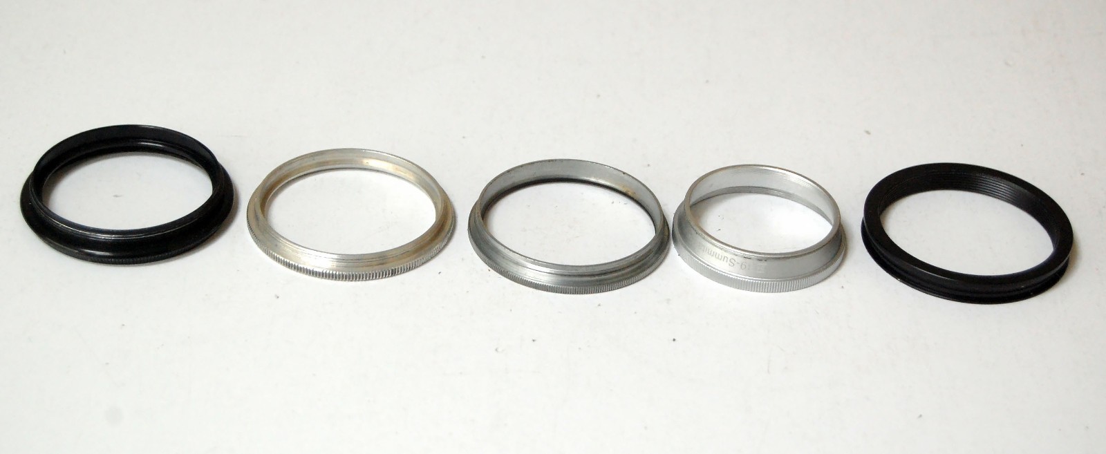 23 Assorted Photographic Filter Adapter Rings Series Holders Miscellaneous Parts