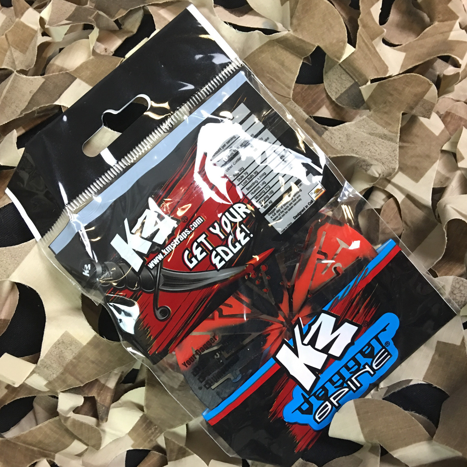 NEW KM Rotor Loader DAGGER Spine Speed Feed Quick Feed System - Fire (Red/Black)