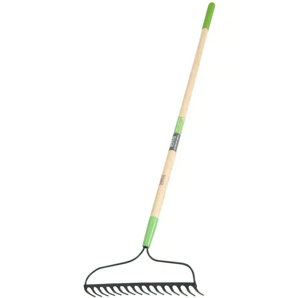 57.5 In. Handle 16-Tine Steel Welded Bow Rake