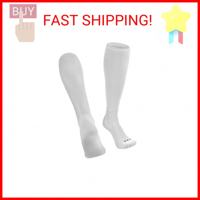 TCK Prosport Performance Tube Socks (White, Large)