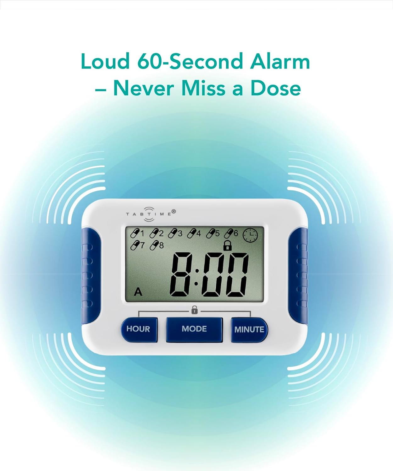 Pill Reminder with 8 Alarms per Day, Pill Tracker, Pill Timer, Medication Remind