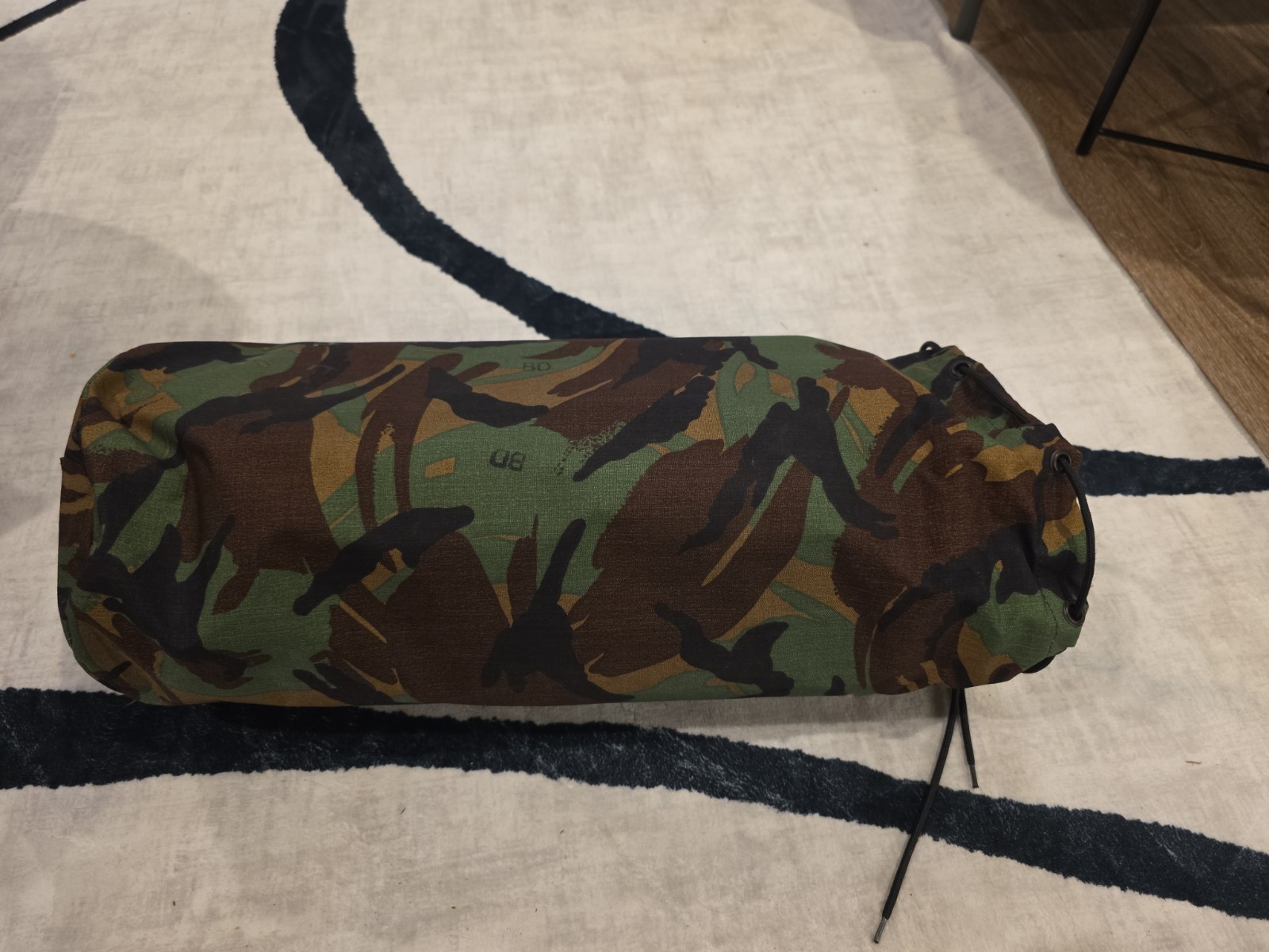 Original Dutch army sleeping mat waterproof non-slip grey w/cover