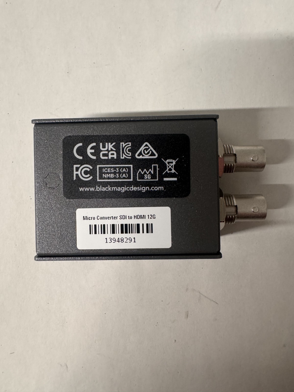 Blackmagic Design CONVCMIC/SH12G - POWER NOT INCLUDED