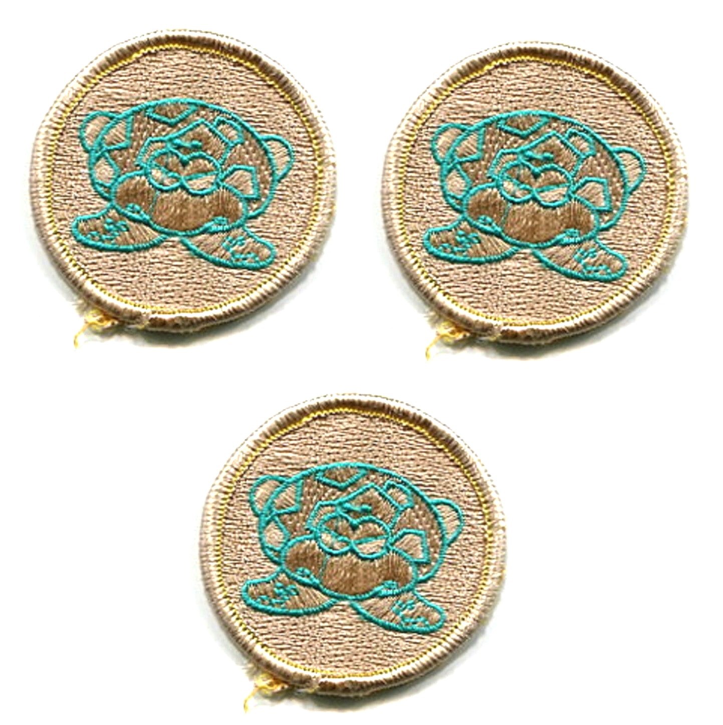CJSOTF-A AFGHANISTAN SEAL SAS GREEN BERETS vêlkrö 2" 3-TAB: ANGRY GREEN TURTLE