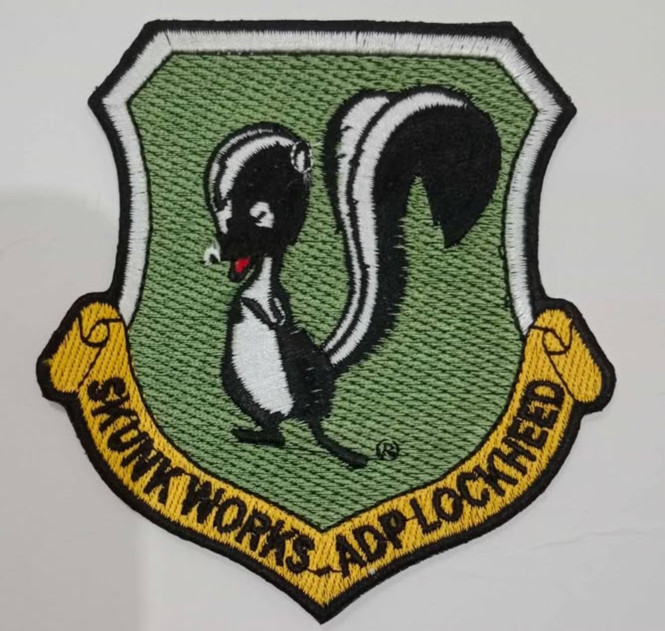 Lockheed Martin® Skunk Works® ADP Green Shield, 4 inch, Hook and Loop