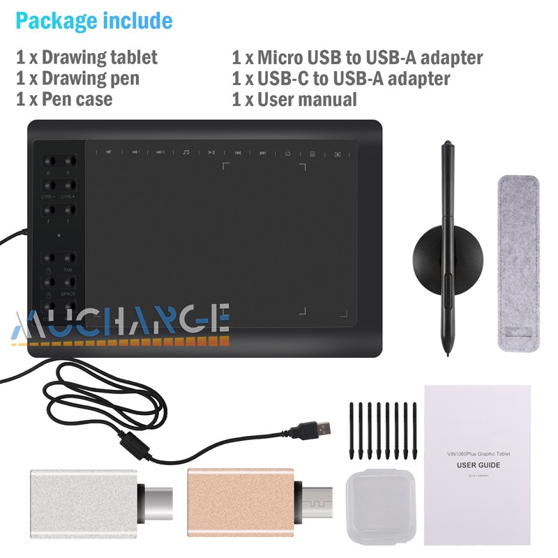 Digital Graphics Drawing Tablet Professional Working Tablet Battery-free pen