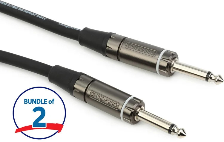 Gator Cableworks Composer Series 1/4-inch TS Male Straight to Straight