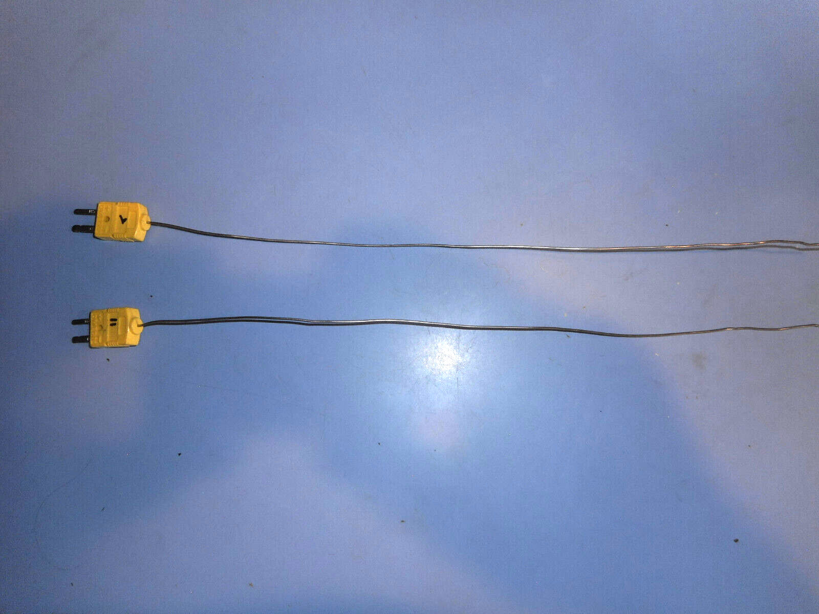 Omega Type K  .040" Dia x 12" Lg Stainless Sheath Thermocouple Probe Ungrounded