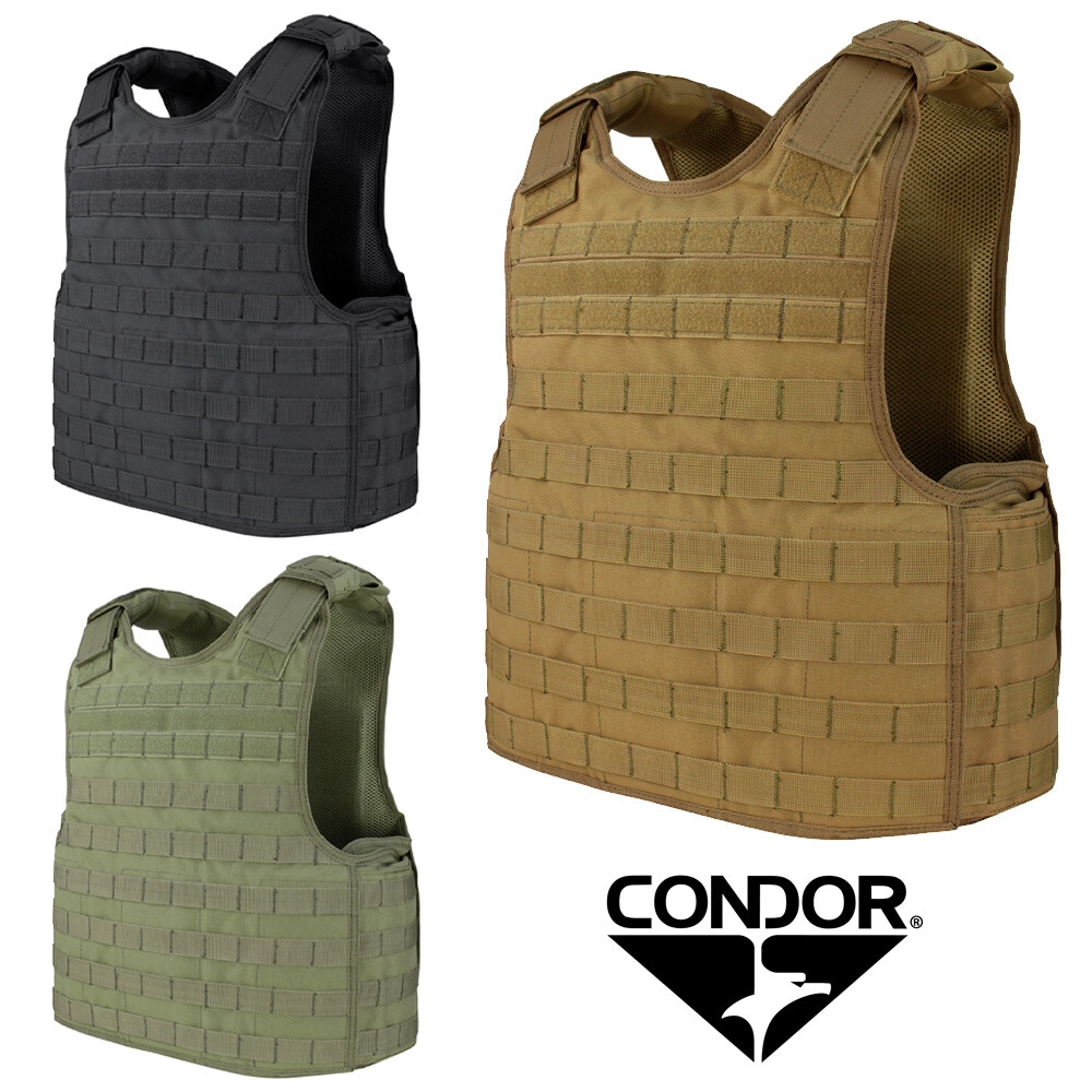 Condor DFPC Tactical Defender Plate Carrier Adjustable MOLLE PALS Modular Vest