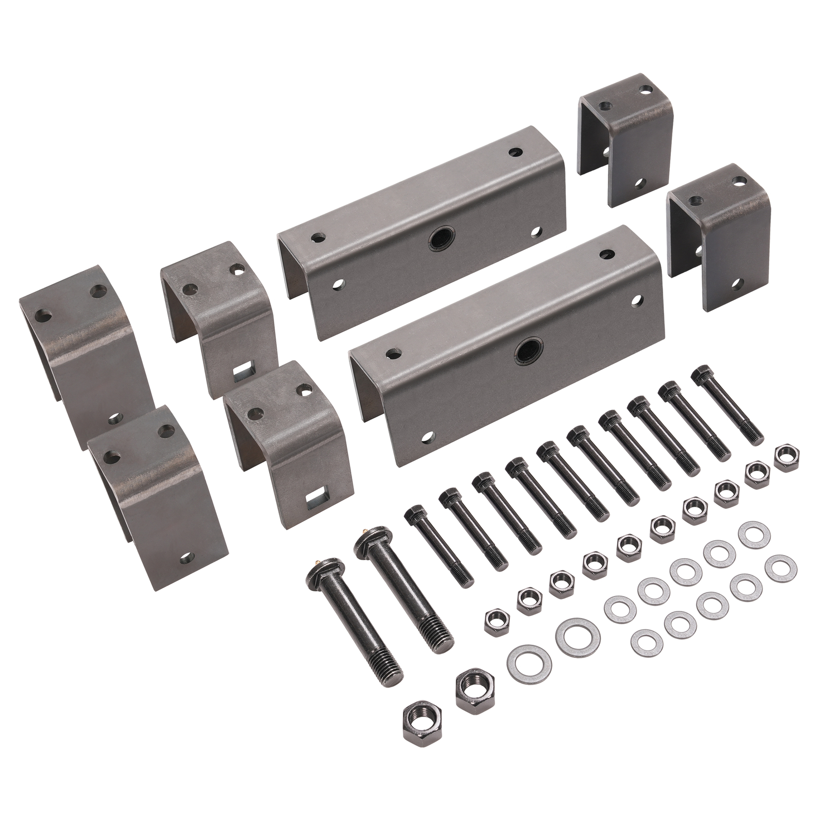 2" Slipper Spring Tandem Axle Hanger Kit w/ 2 Equalizer Bolts For Trailer