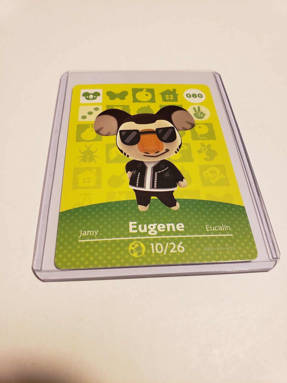 !SUPER SALE! Eugene # 080 Animal Crossing Amiibo Card AUTHENTIC Series 1 NEW!