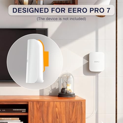 Wall Mount Bracket for eero Pro 7 Router Bracket Holder - No Messy Wires