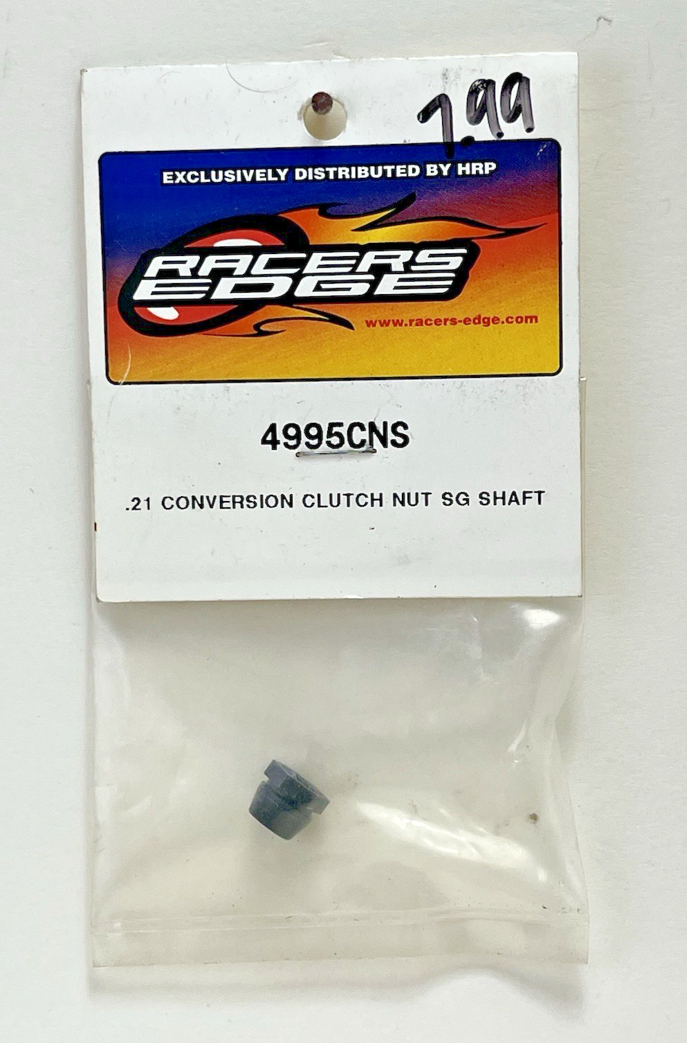 Racers Edge .21 Conversion Clutch Nut SG Shaft 499CNS Vintage RC Parts Rare New