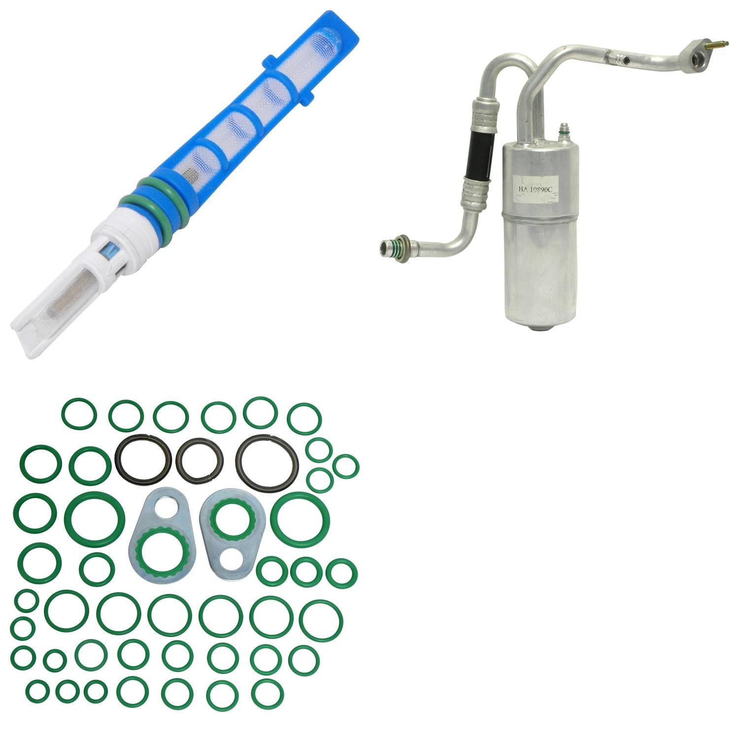 UAC AK 1089 A/C System Repair Kit For 08-10 F-250 SD F-350 SD F-450 SD F-550 SD