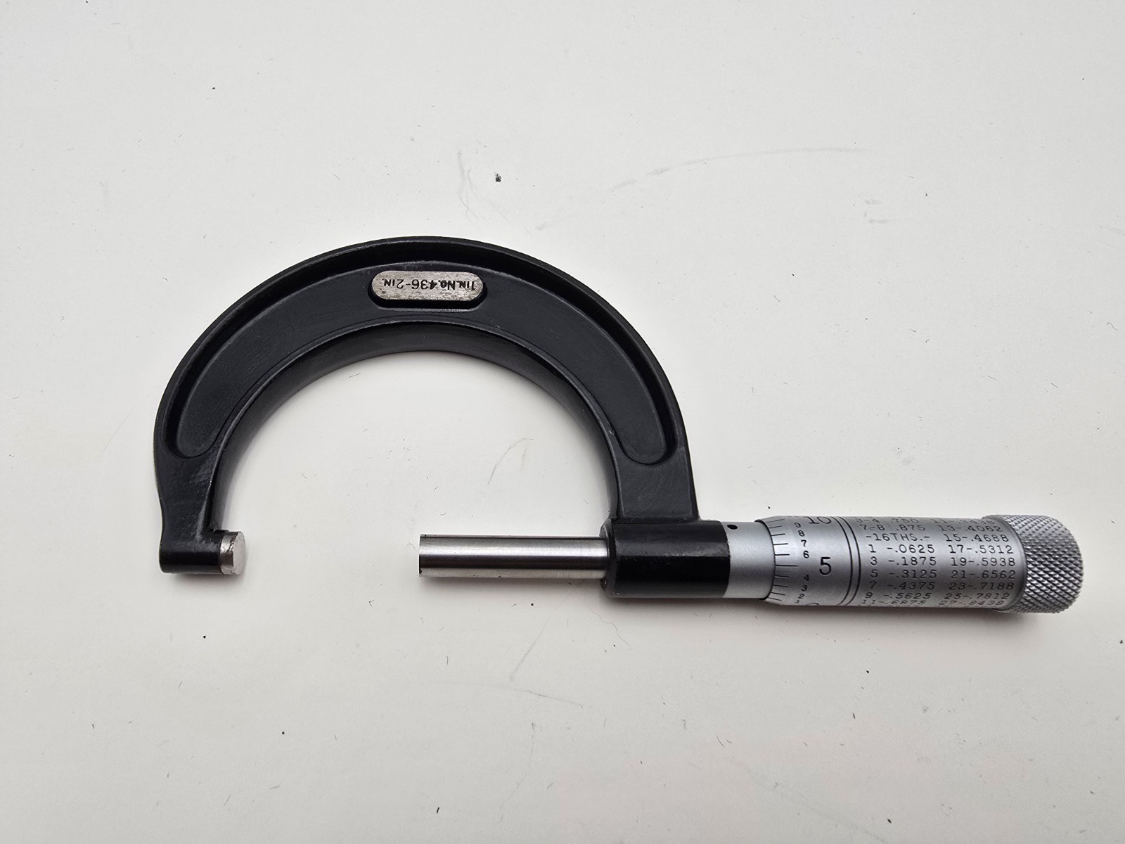 Starrett 436 Outside Micrometer 2" (.001") With Box