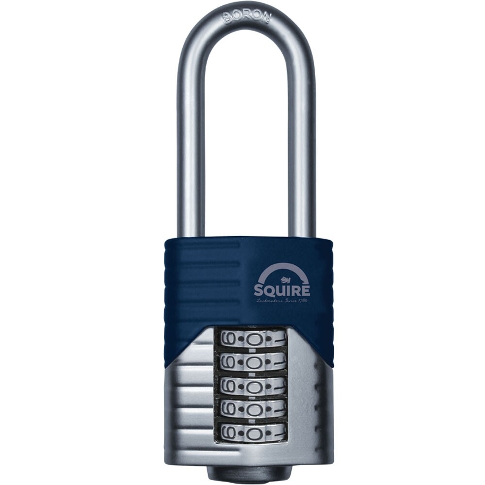 Squire Vulcan Long Shackle Combi Padlock 60mm (VULCAN-COMBI-60-2.5)
